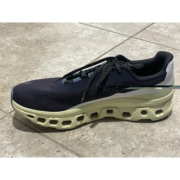 On Cloudmonster Men’s Road Running Shoes Sneakers Blue 14 WORN 2X MINT WOW - Picture 8 of 12